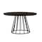 Armen Living Motion Oak and Metal Round Dining Table LCMTDIOA - alternate 1